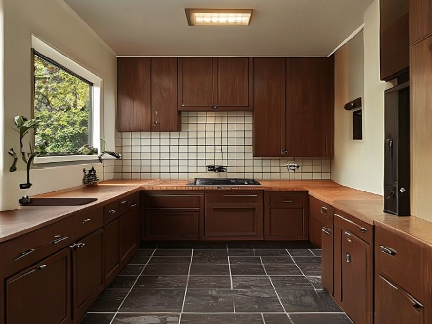 Kew kitchen before renovation